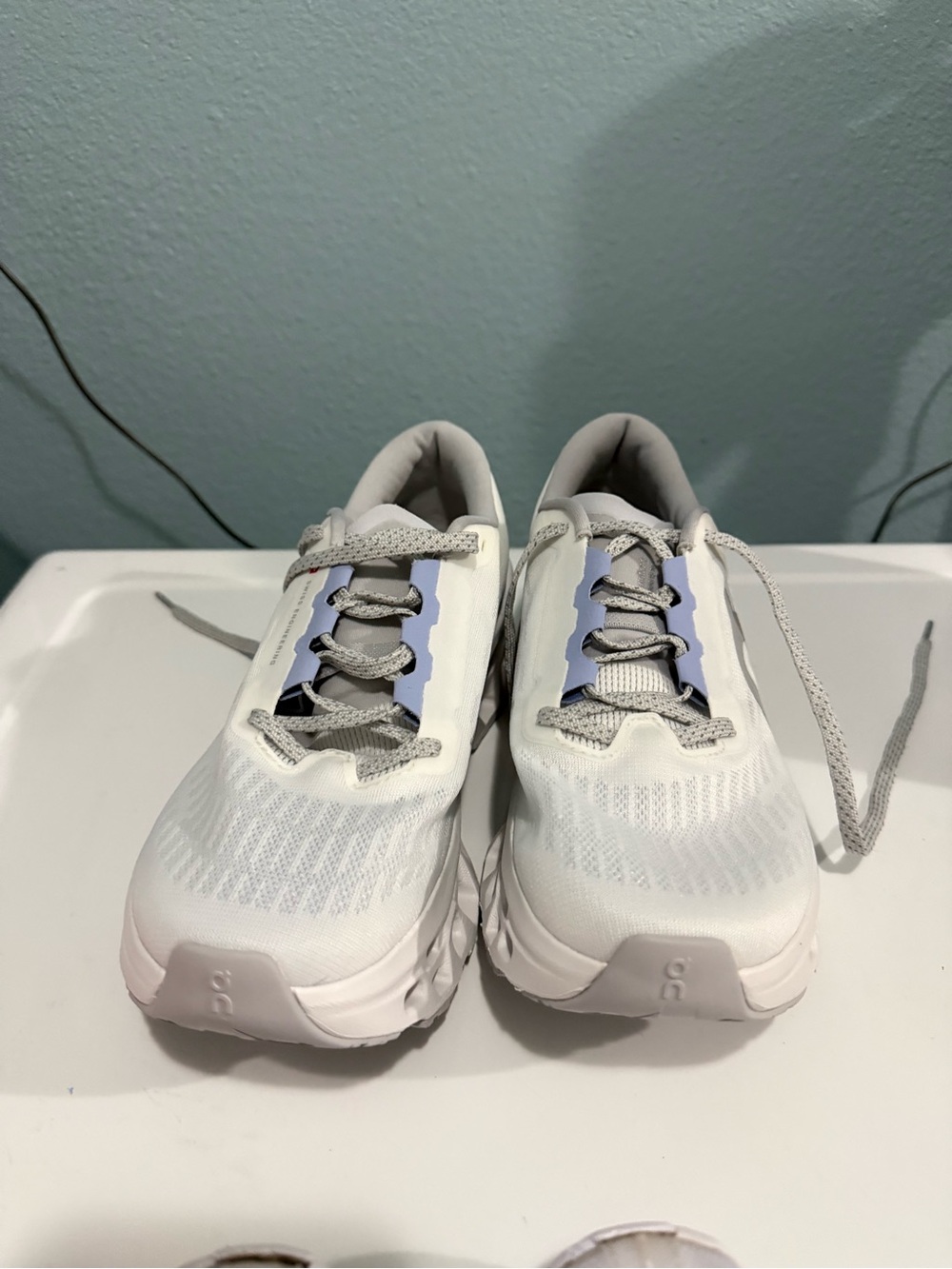 On Running Cloudmonster 3 Lightweight Running Shoes - White/Frost - Picture 5 of 6